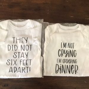 Custom print infant onsies